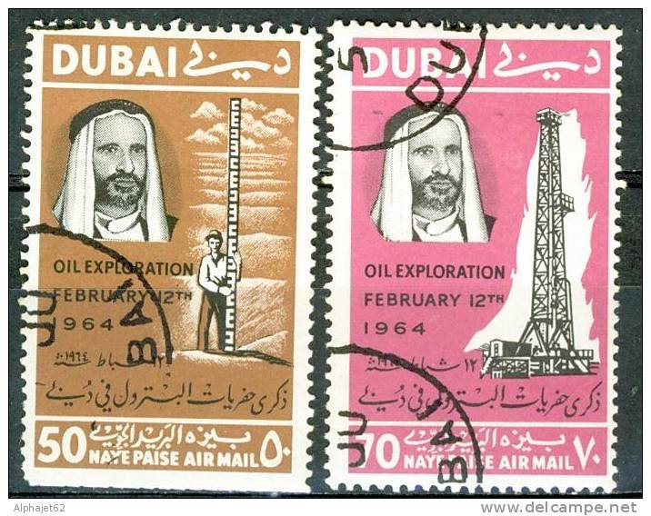 Pétrole, Exploration Sous Terre - DUBAI - Derrick, Géologue - N° 75-76 - 1965 - Dubai