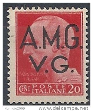 1945-47 TRIESTE AMG VG  IMPERIALE 20 C MNH ** - R9074-5 - Nuovi