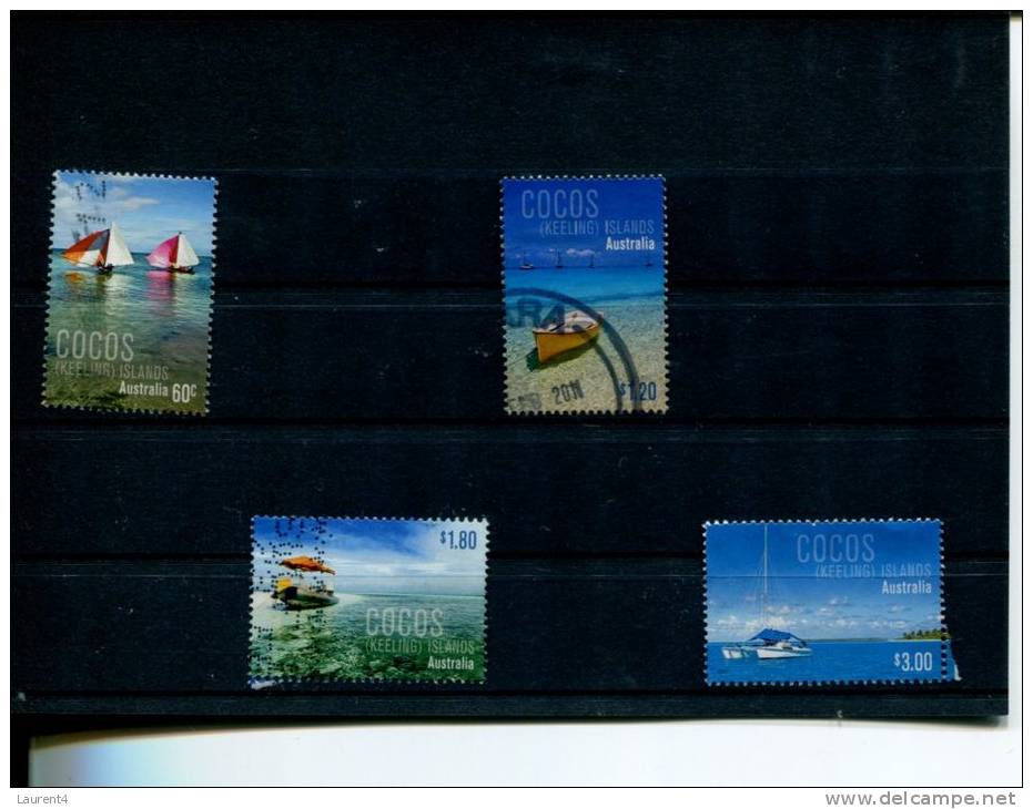 (130) Australian Stamps - Cocos Islands - Boats 2011 - Cocos (Keeling) Islands