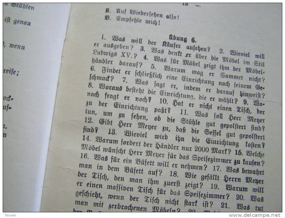 M.D.BERLITZ 1914 Zweites Buch Für Den Unterricht In Der Deutschen Sprache GOTISCH WOLFF - School Books