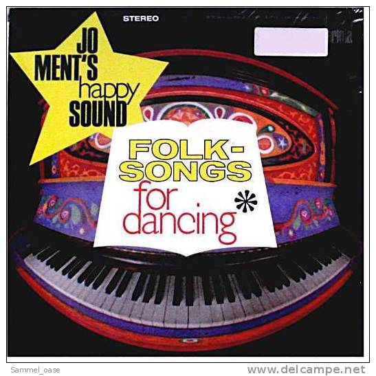 LP  Jo Ment`s Happy Sound - Folk Songs For Dancing  -  Von Ariola 92756  - Jahr Ca. 1975 - Country & Folk