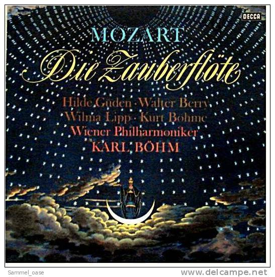 LP  Wolfgang Amadeus Mozart  - Die Zauberflöte  -  Arien Und Szenen  -  Von DECCA  SX 21173-M - Klassik