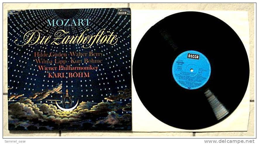 LP  Wolfgang Amadeus Mozart  - Die Zauberflöte  -  Arien Und Szenen  -  Von DECCA  SX 21173-M - Classique