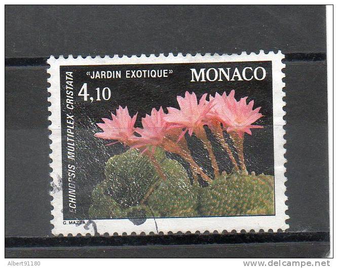 MONACO Plante Du Jardin éxotique 4,10f Polychrome 1982 N°1311 - Oblitérés