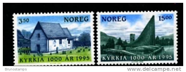 NORWAY/NORGE - 1995  CHRISTIANITY IN NORWAY  SET  MINT NH - Neufs