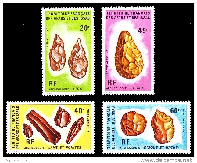 (43 + 46)  Afars And Issas  Archeology / Tools / Werkzeuge   ** / Mnh  Michel 82-83 + 88-89 - Other & Unclassified