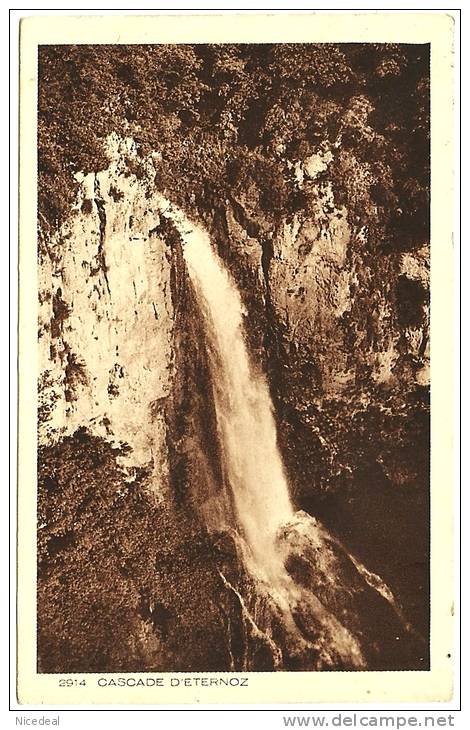 CPA Sépia 2914 CASCADE D’ETERNOZ 25330 Doubs 25 Vau Gorges Du Lison Edit. Braun & Cie Mulhouse - Dornach Le Jura TBE $$ - Autres & Non Classés