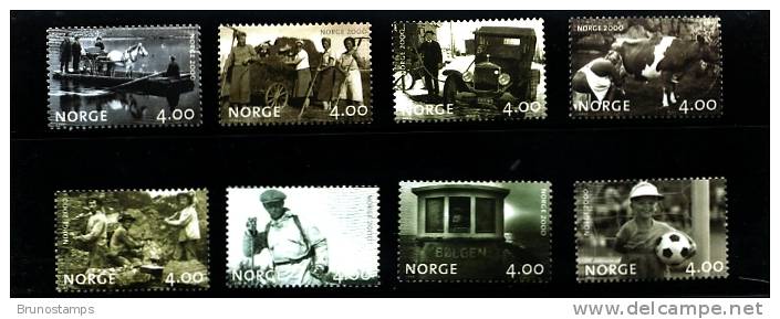 NORWAY/NORGE - 1999  MILLENIUM  2nd  SET   MINT NH - Neufs