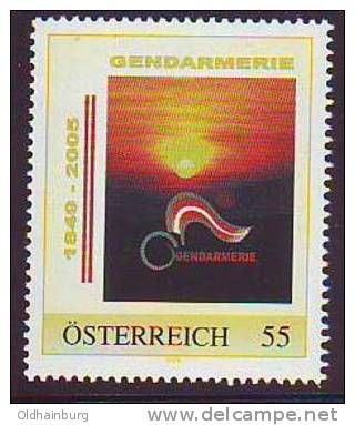 055: Personalisierte Marke Gendarmerie In Österreich - Police - Gendarmerie