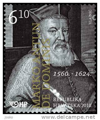 MARKO ANTUN DE DOMINIS  ( Croatia Stamp MNH** ) Physicist Physicien Physics Physique Bishop évêque Religion - Physics