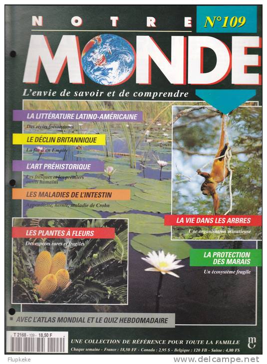 Notre Monde 109 Encyclopédie Marshall Cavendish 1997 - Encyclopedieën