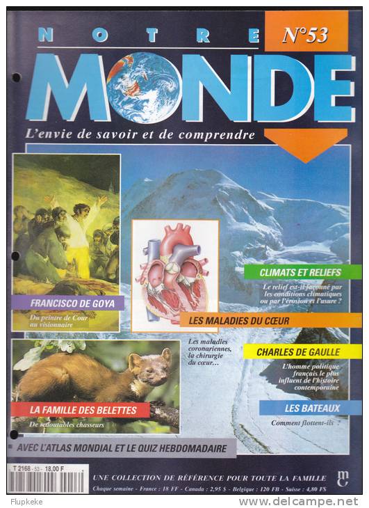 Notre Monde 53 Encyclopédie Marshall Cavendish 1997 - Encyclopédies