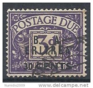 1950 O. INGLESE ERITREA BA USATO SEGNATASSE 30 C 9033-2 - Eritrée