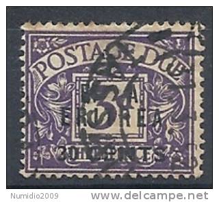 1950 O. INGLESE ERITREA BA USATO SEGNATASSE 30 C 9033-3 - Eritrée