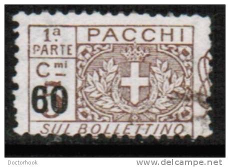 ITALY   Scott #  Q 21  F-VF USED (Left) - Colis-postaux