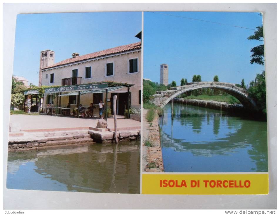 CARTOLINA ISOLA DI TORCELLO - LOCANDA CIPRIANI E PONTE DEL DIAVOLO - Altri & Non Classificati