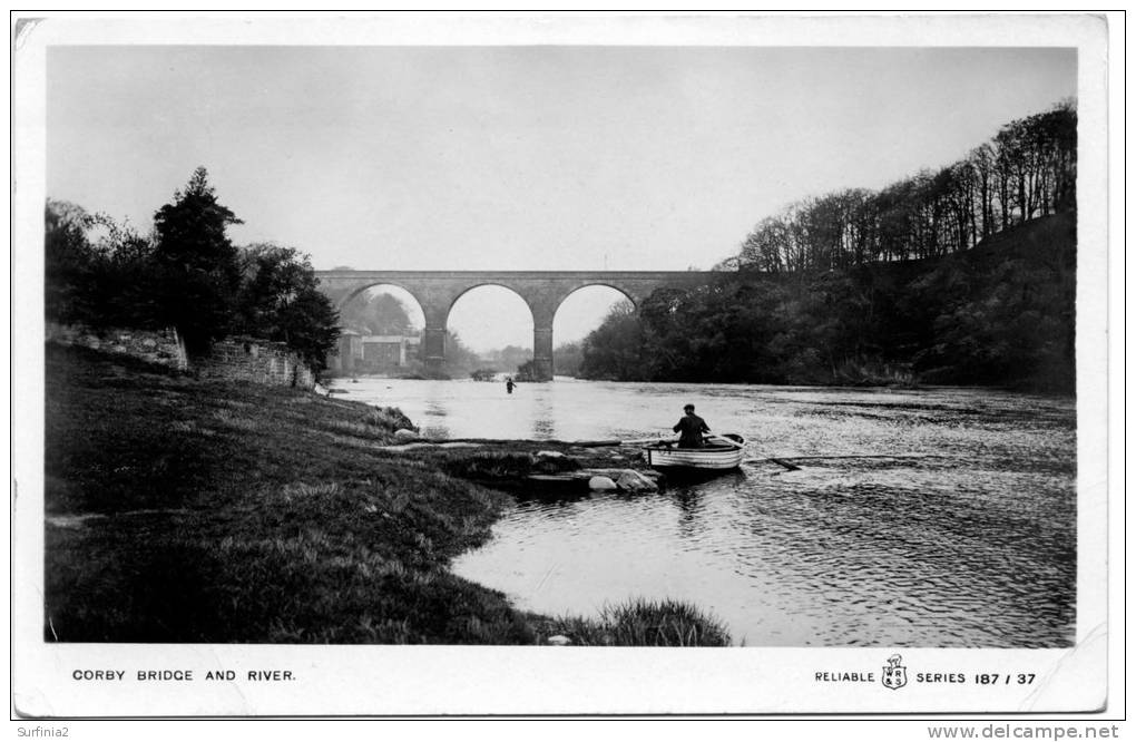 CUMBRIA - CORBY BRIDGE AND RIVER RP 1911  Cu6 - Other & Unclassified