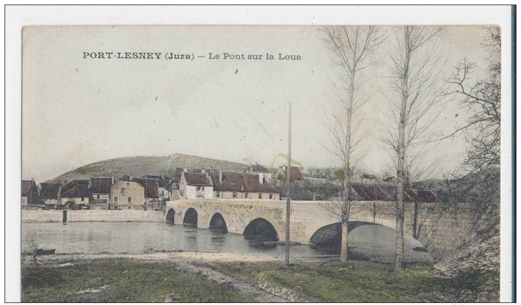 39.PORT LESNEY LE PONT SUR LA LOUE RARE CLICHE - Autres & Non Classés