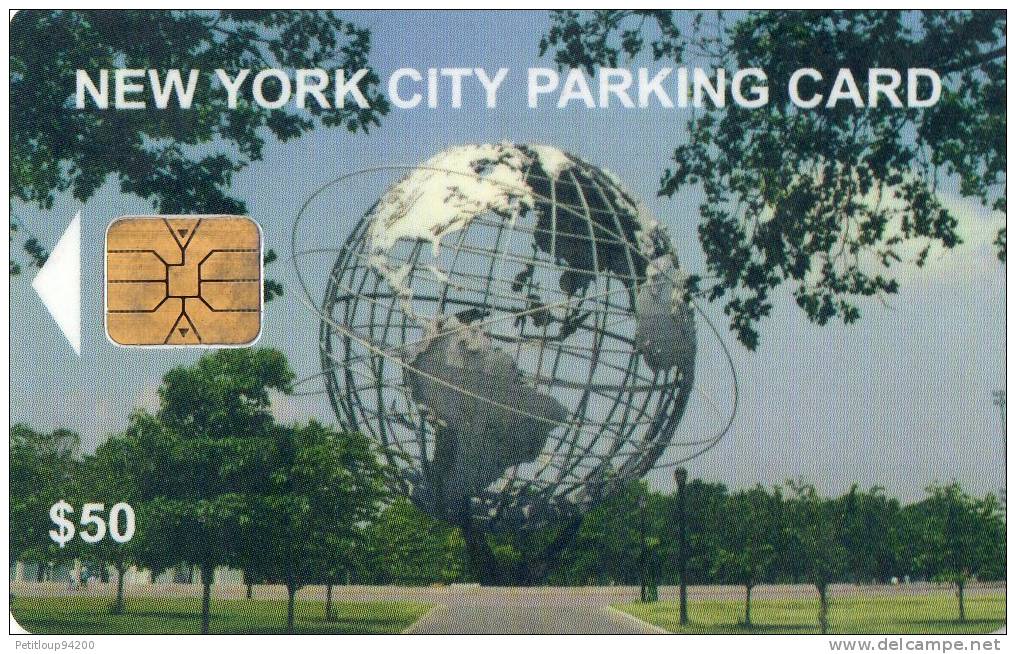 CARTE DE STATIONNEMENT ETATS-UNIS  New York  50$  Puce SA1 - Autres & Non Classés