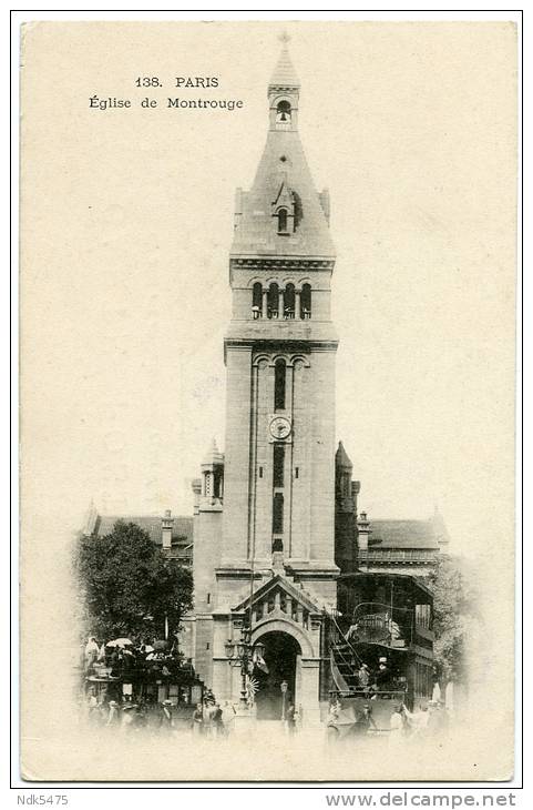 75 : PARIS (14EME) - EGLISE DE MONTROUGE - Arrondissement: 14