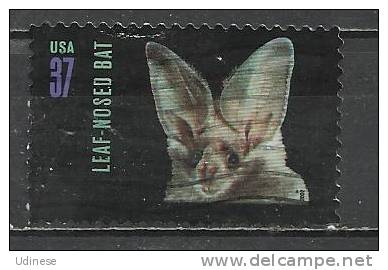 USA 2002 - LEAF-NOSED BAT  - USED OBLITERE GESTEMPELT - Chauve-souris