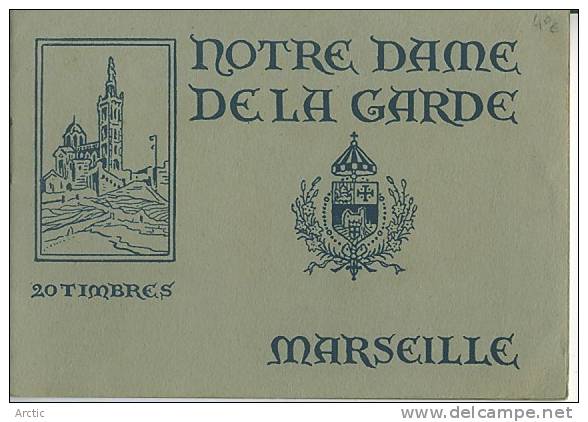 Marseille Notre Dame De La Garde 20 Timbres "vignettes" - Blocs & Carnets