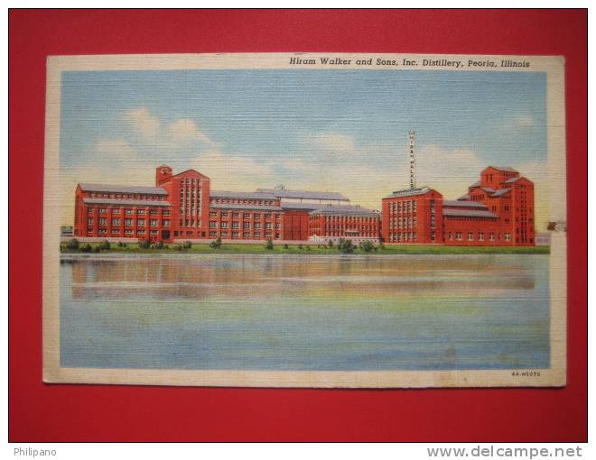 - Illinois > Peoria   Hiram Walker & Sons Inc Distillery   Linen  ---   ===  --- Ref 259 - Peoria