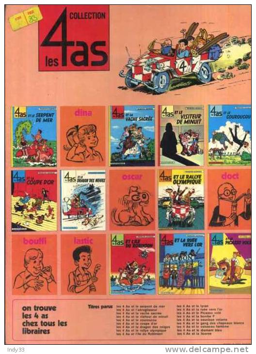 - LES 4 AS ET L'ILE DU ROBINSON . CASTERMAN 1980 - 4 As, Les