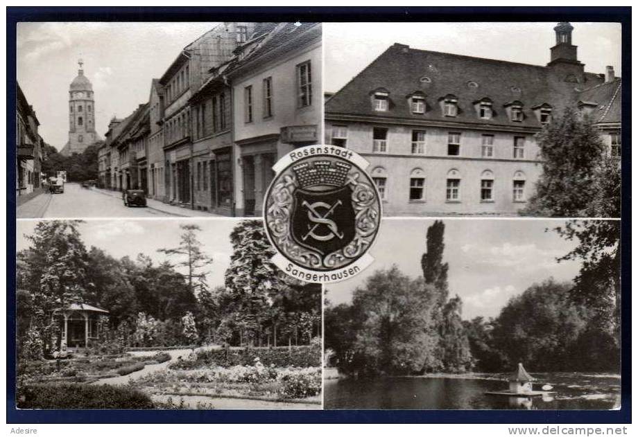 SANGERHAUSEN, 4 Bilderkarte - Sangerhausen