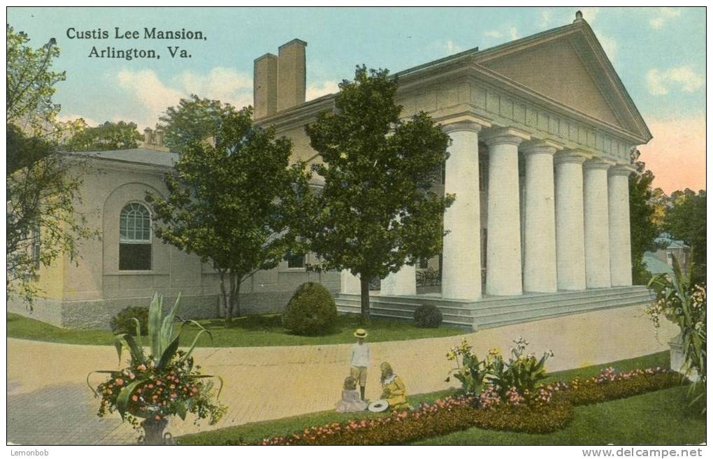 USA – United States – Custis Lee Mansion, Arlington, VA, Early 1900s Unused Postcard [P5794] - Arlington
