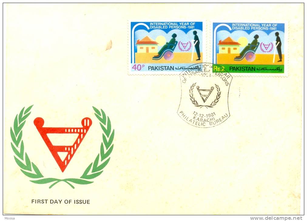 INTERNATIONAL YEAR OF THE DISABLED PERSON, HANDICAP, DISEASE, HEALTH, FIRST DAY COVER, 1981 - Handicaps