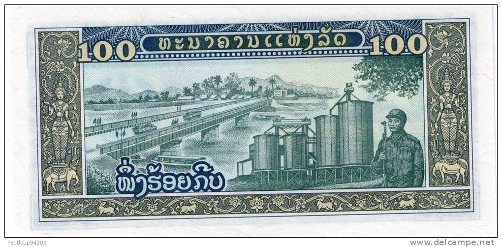 BILLET  LAOS  100 Kips - Laos