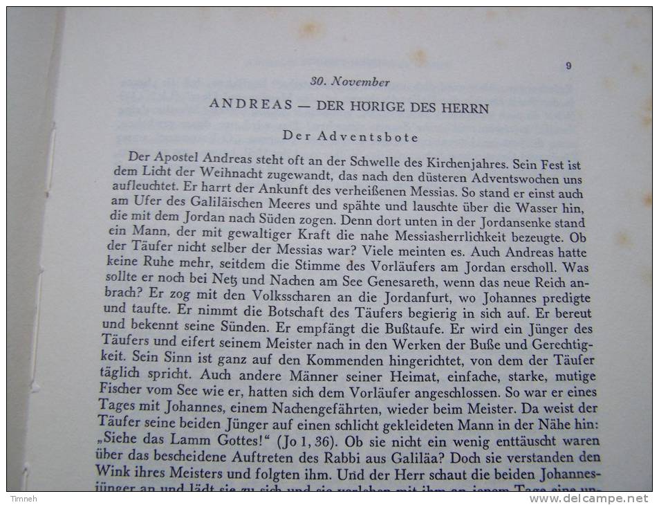 ZEUGEN CHRISTI HEILIGENPREDIGTEN VON Dr BAPTIST SCHNEYER Regens Am Kilianeum Würzburg-ECHTER Verlag- - Cristianesimo