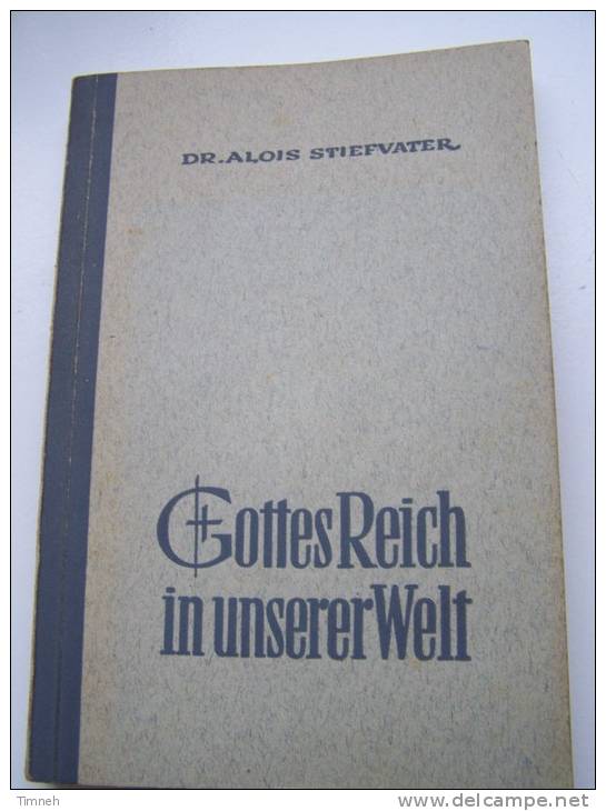 GOTTES REICH IN UNSERER WELT - Dr ALOIS STIEFVATER - Werkbuch Für Predigt Und Vortrag Männerarbeit-Winfried Werk- - Christianisme