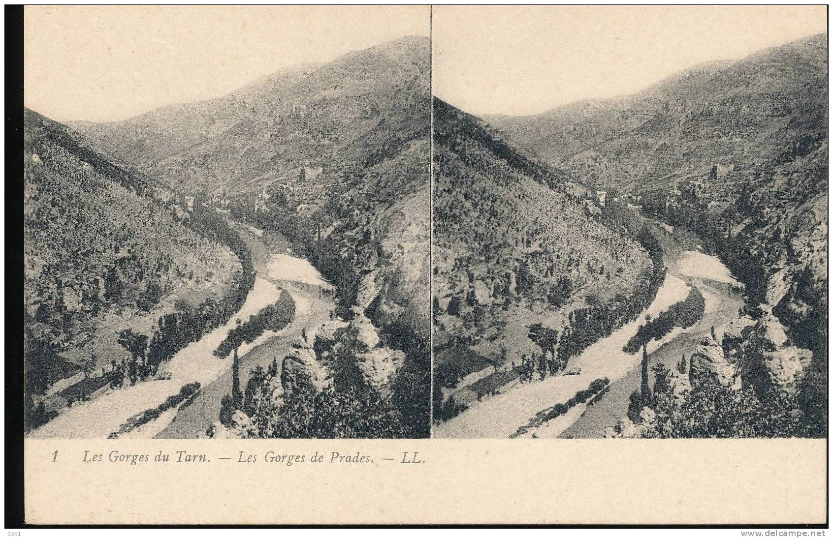 Les Gorges Du Tarn --- Les Gorges De Prades - Stereoscope Cards