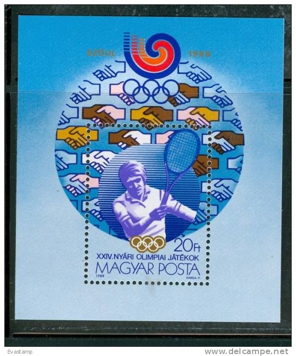 HUNGARY-1988.Souvenir Sheet - Summer Olympics,Seoul MNH!! - Ungebraucht