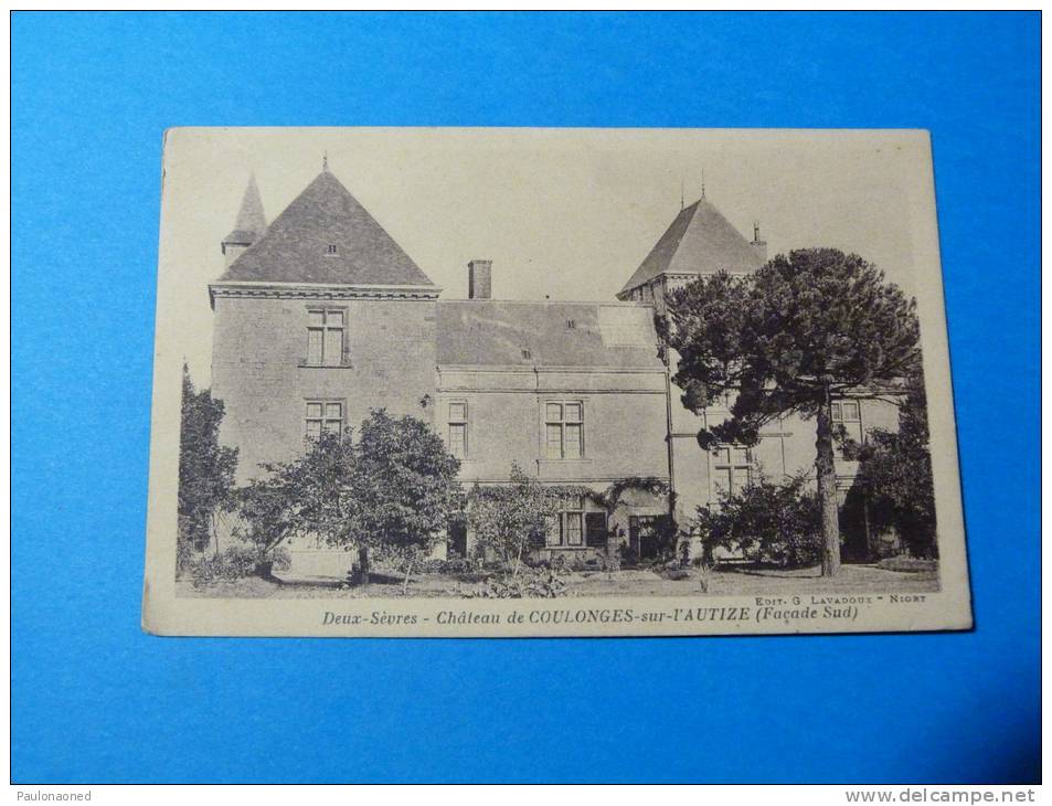 CHATEAU DE COULONGES SUR L'AUTIZE - Coulonges-sur-l'Autize