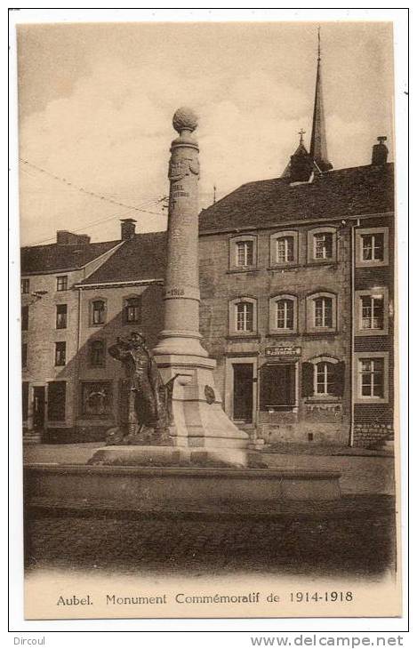 18691  -  Aubel  Monument   éditeur Hayet - Aubel