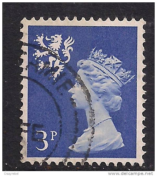 SCOTLAND GB 1974  3p USED BLUE STAMP SG S16 (F15) - Scozia