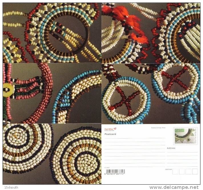 South Africa - 2010 8th Definitive Beadwork Postcard Set (2010.10.27) Mint - Non Classificati