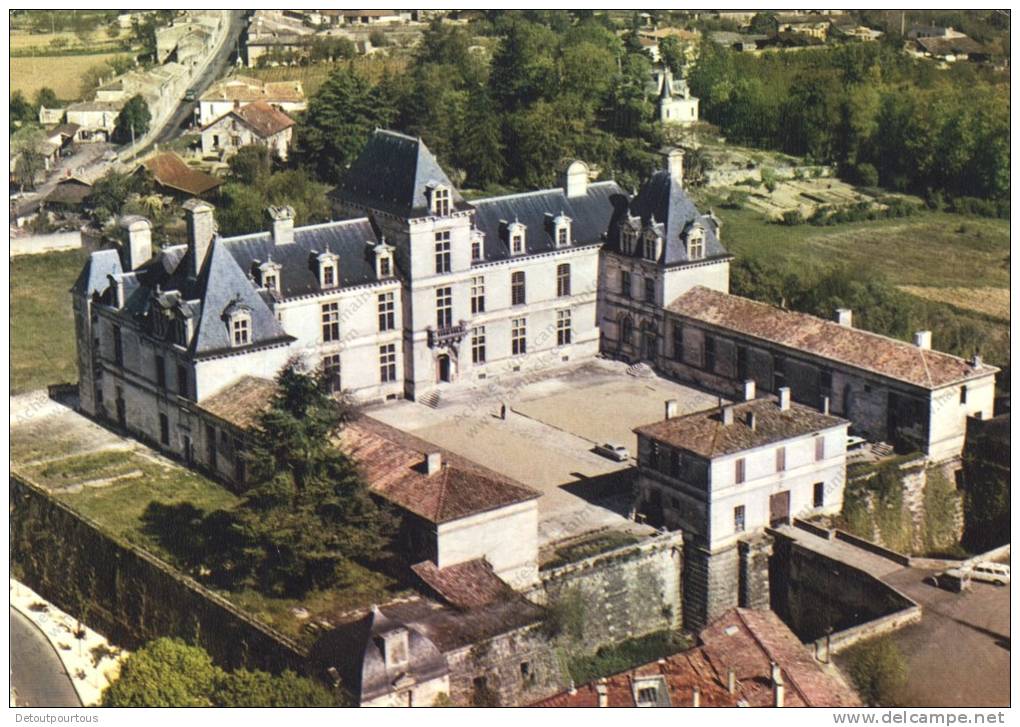 CADILLAC SUR GARONNE Gironde 33 : Chateau Des Ducs D'Epernon Vue Aérienne - Cadillac