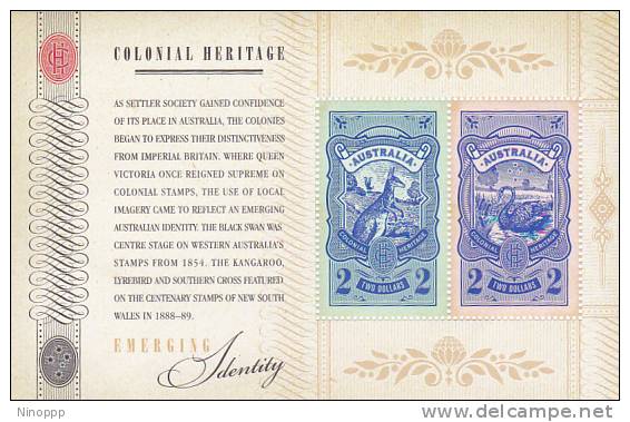 Australia-2011 Colonial Heritage Souvenir Sheet MNH - Sheets, Plate Blocks &  Multiples