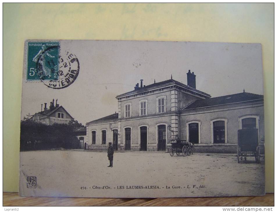 LES LAUMES-ALESIA (COTE D'OR) VENAREY-LES-LAUMES. LA GARE. - Venarey Les Laumes