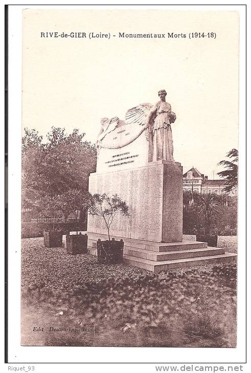 RIVE De GIER - Monument Aux Morts (1914.18) - Rive De Gier