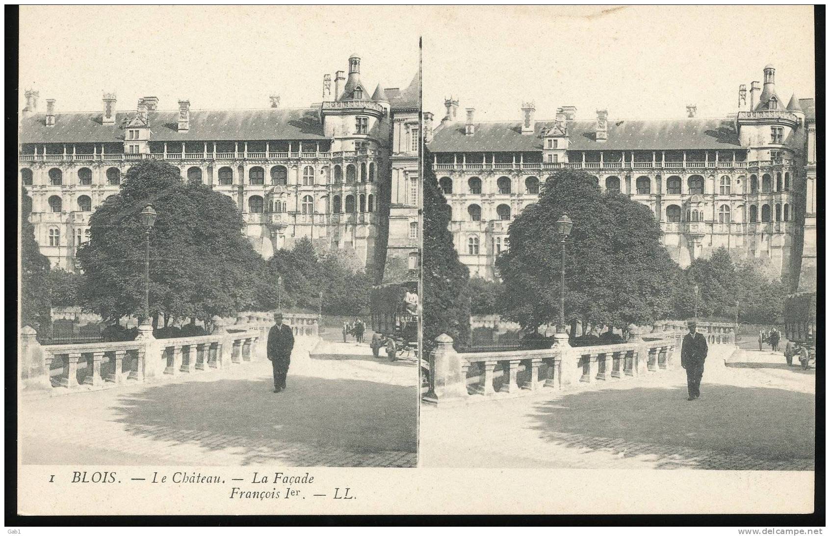 Les Bords De La Loire --- Blois --- Le Chateau --- La Facade Francois I Er - Stereoskopie