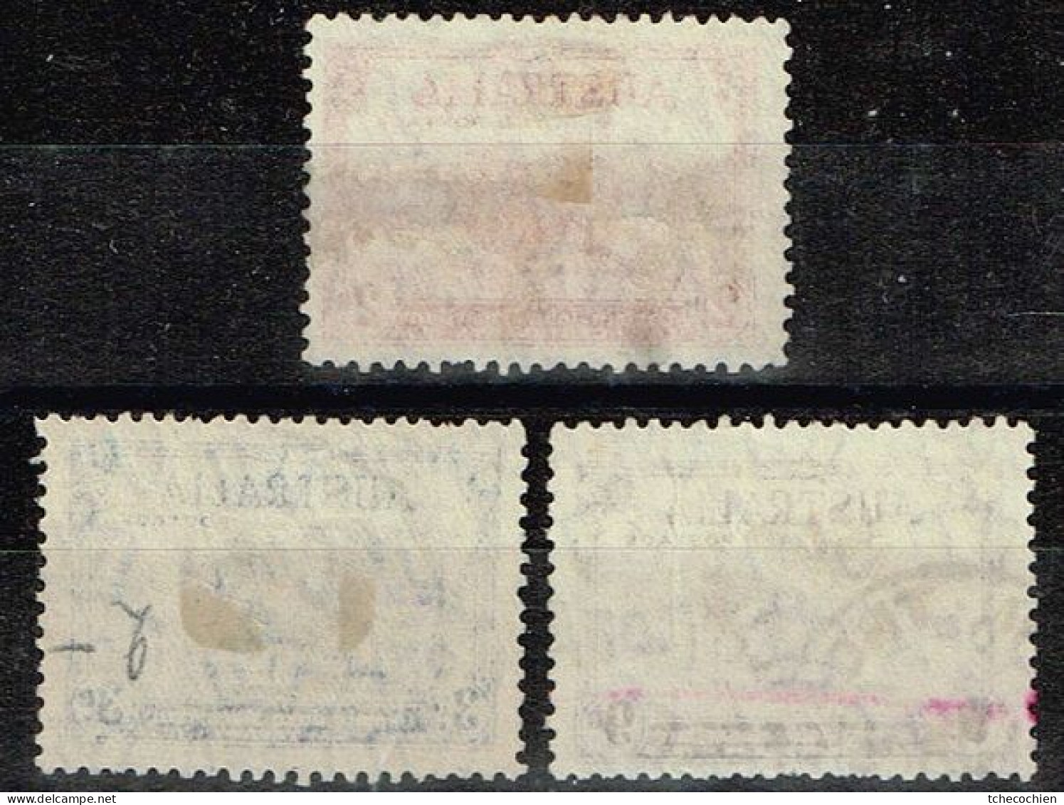 Australie - 1934 - Y&T N° 97 à 99, Oblitérés - Nuevos
