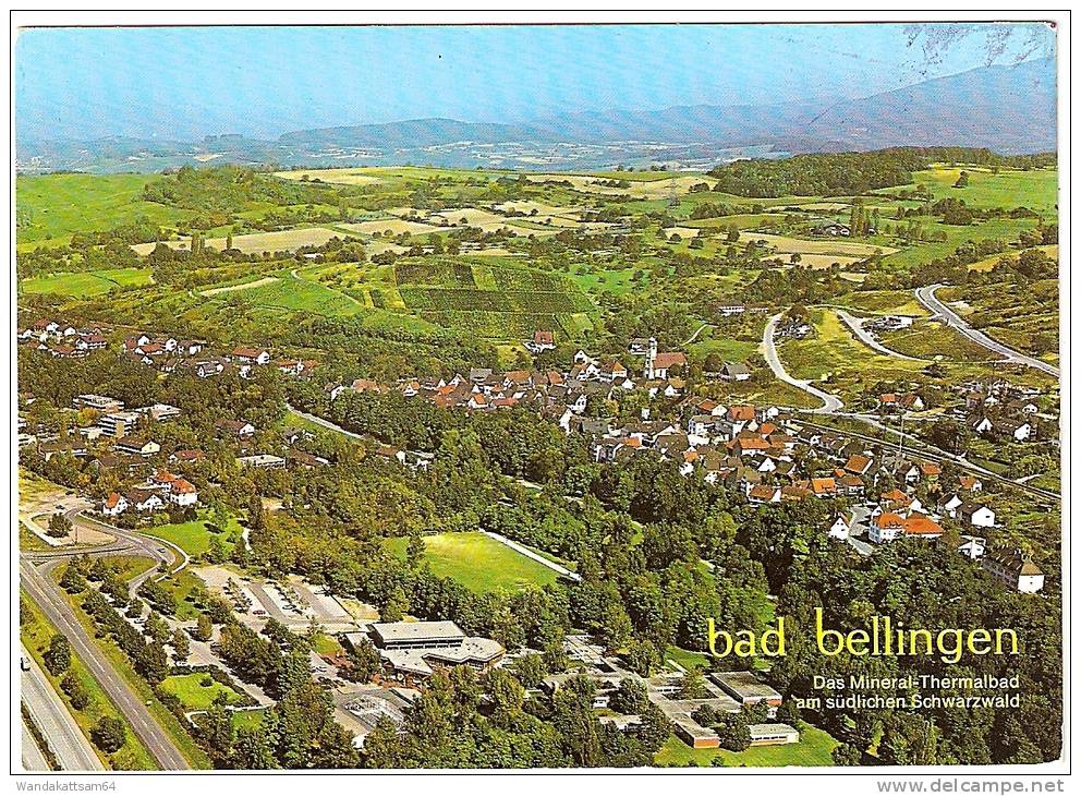 AK Bad  Bellingen Das Mineral-Thermalbad Am Südlichen Schwarzwald 28. 8. 78 - 12 7841 BAD BELLINGEN A Nach Berlin Mit - Bad Bellingen