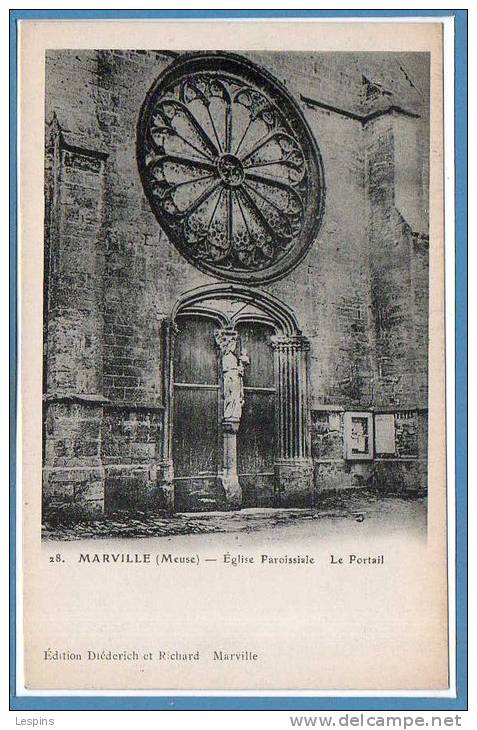 55 - MARVILLE --  Eglise Paroissiale - Le Portail - Autres & Non Classés