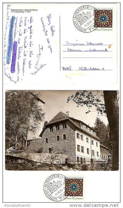 AK Waldschulheim "Burg Hornberg" 7272 Altensteig 1 / Württ. 11.10.78 - 16 7272 Luftkurort - ALTENSTEIG - Schwarzwald - Altensteig