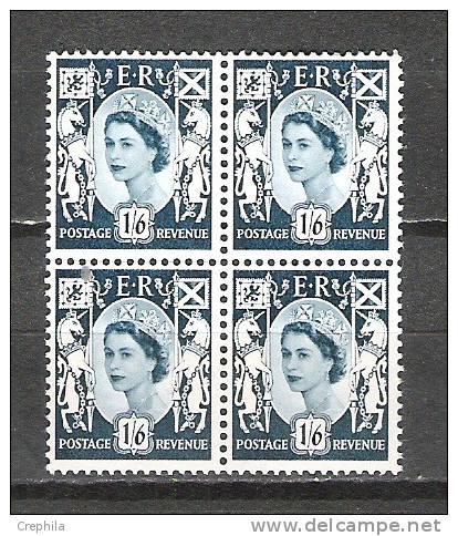 Grande Bretagne - Scotland - 1967 -S&G 13 (bloc De 4)- Neuf ** - Escocia